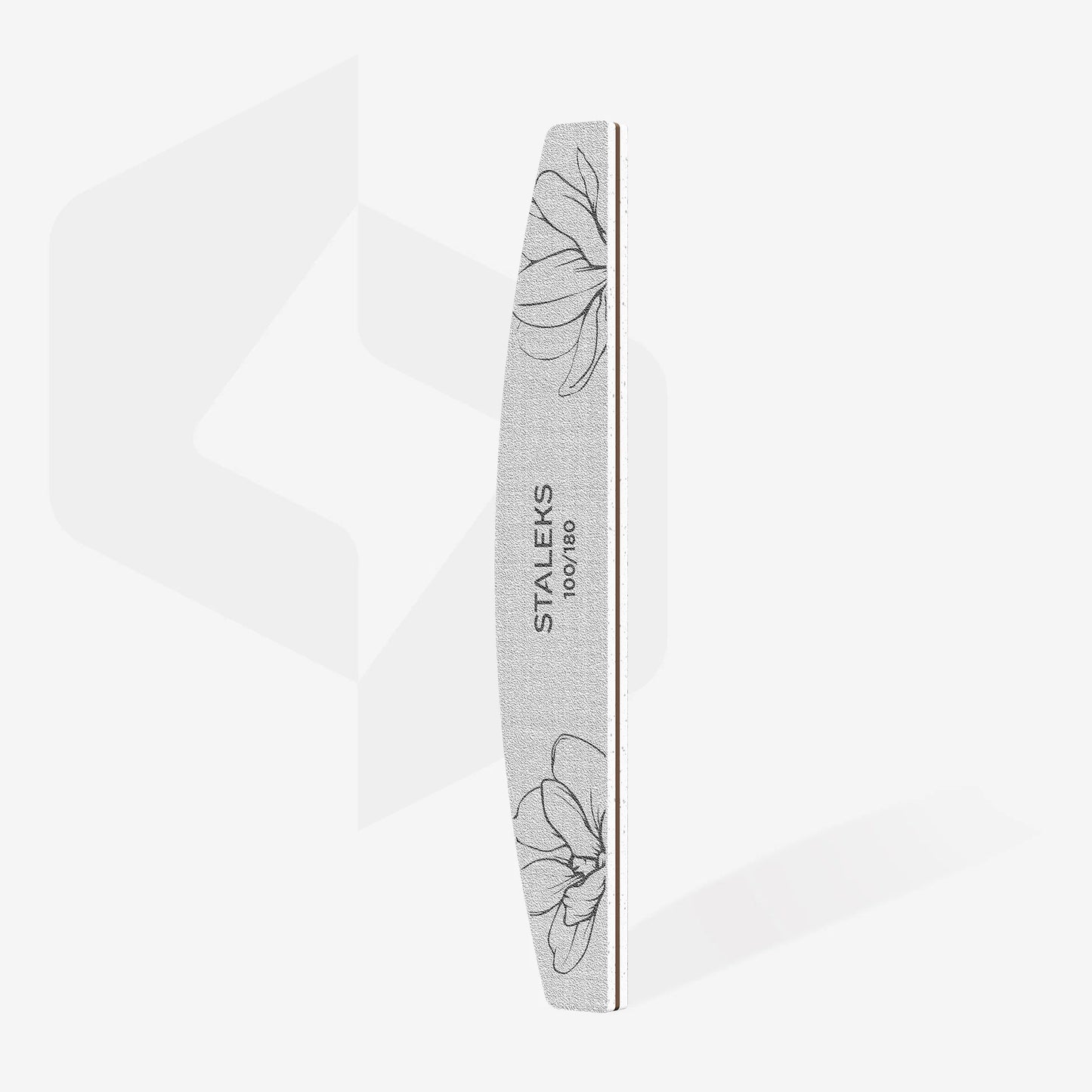 STALEKS - EXPERT 40 Crescent mineral nail file, 100/180 grit (1 pc)