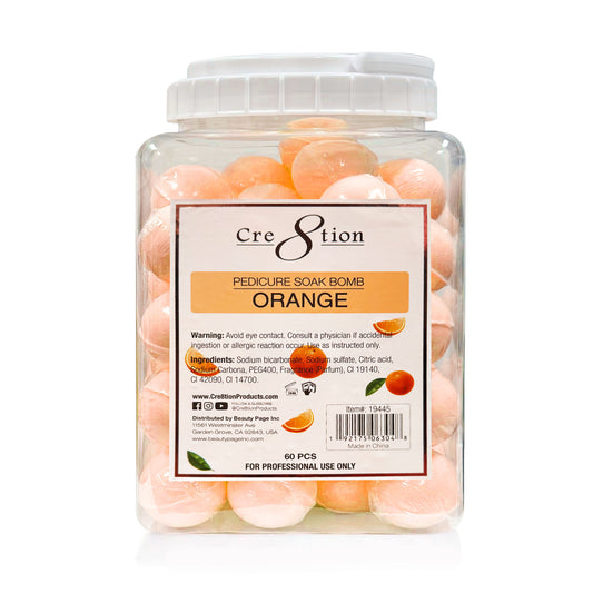 Cre8tion Pedicure Soak Bombs-Orange (1pcs)