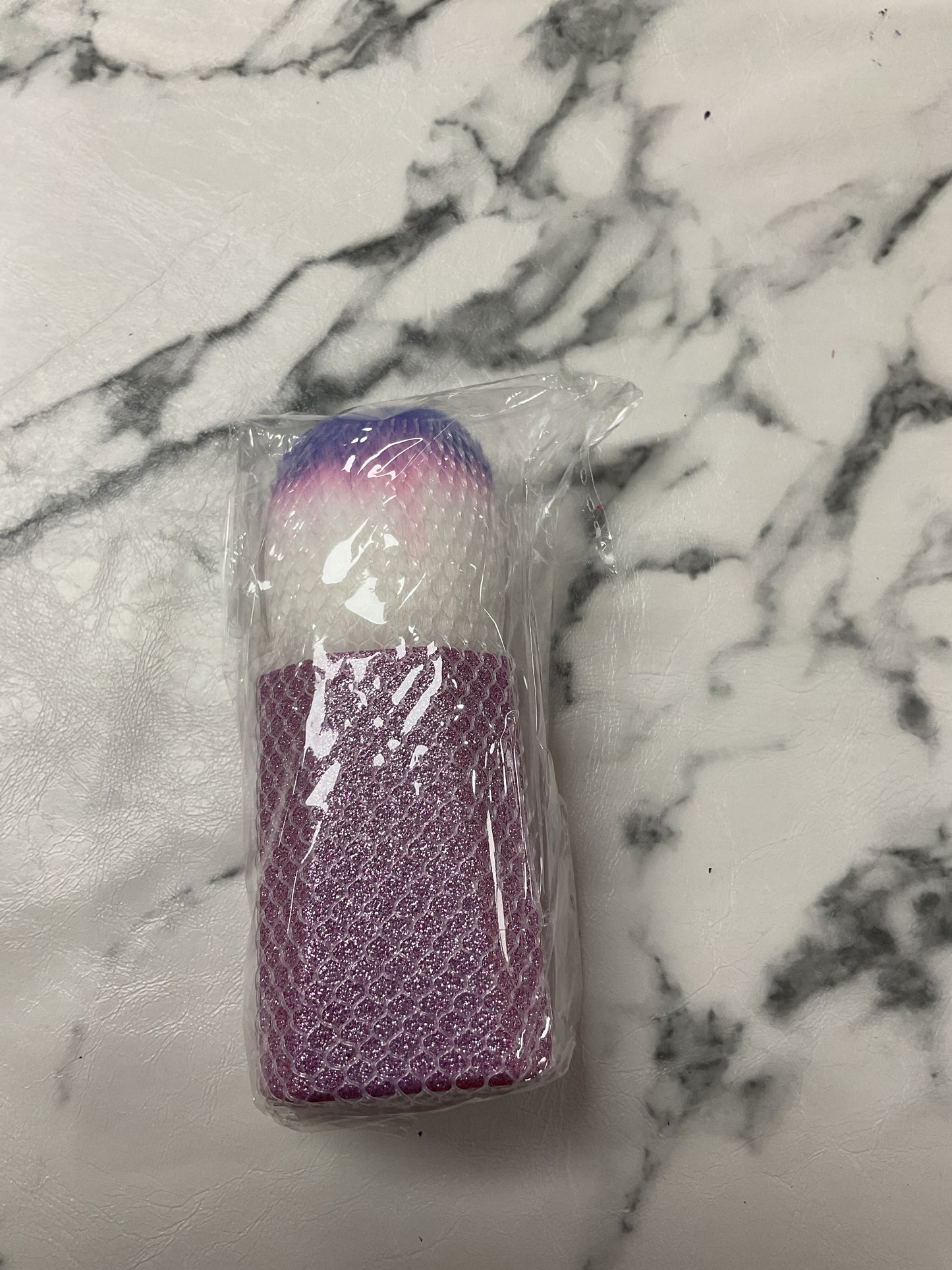 Nail Dust Brush with Glitter handle