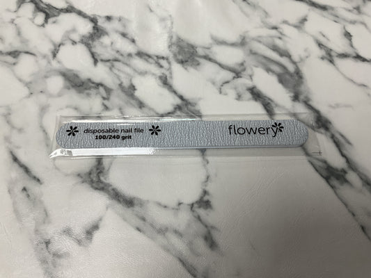 Flowery, Disposable nail file 100/240 grit big