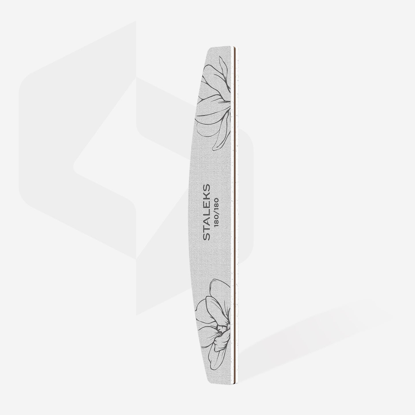STALEKS - EXPERT 40 Crescent mineral nail file, 180/180 grit (1 pc)