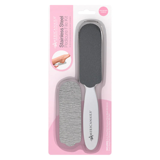 Americanails Stainless Steel Pedicure File Kit