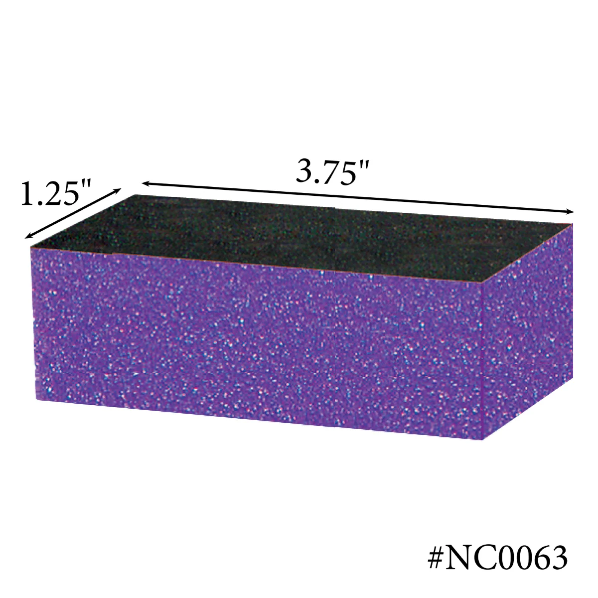 Americanails Premium Sani Block Buffers | Purple 320 Grit 10ct