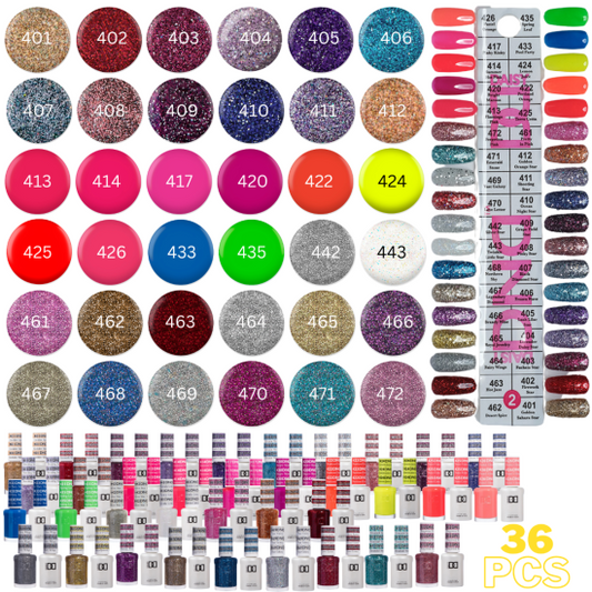 DND Collection #2 36pcs Gel and Nail Polish Duo