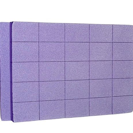 Americanails Disposable Mini Purple Buffers | 100/120 Grit 50ct
