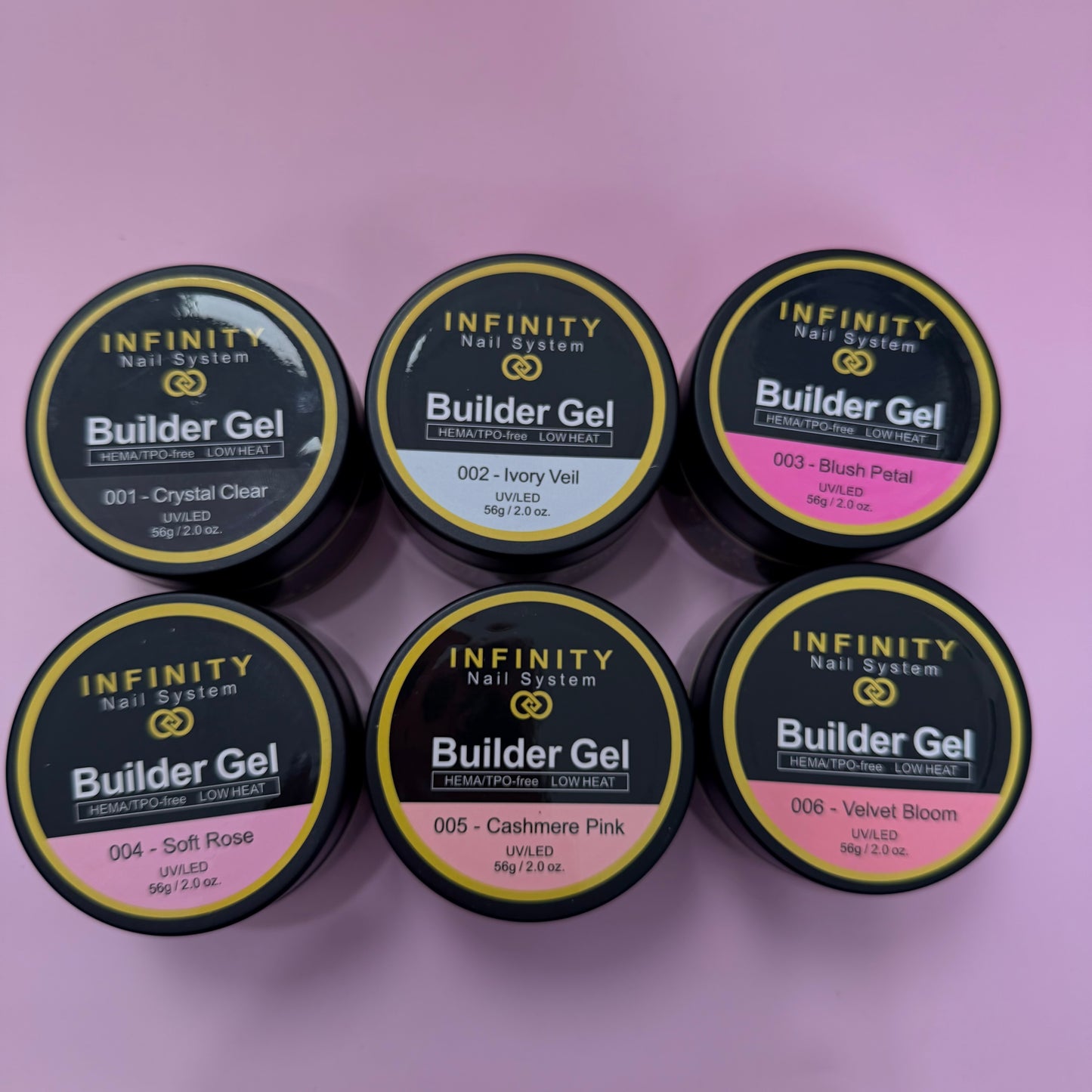 Infinity Builder Gel-HEMA/TPO-free Low Heat #003 (Blush Petal) 2.0oz
