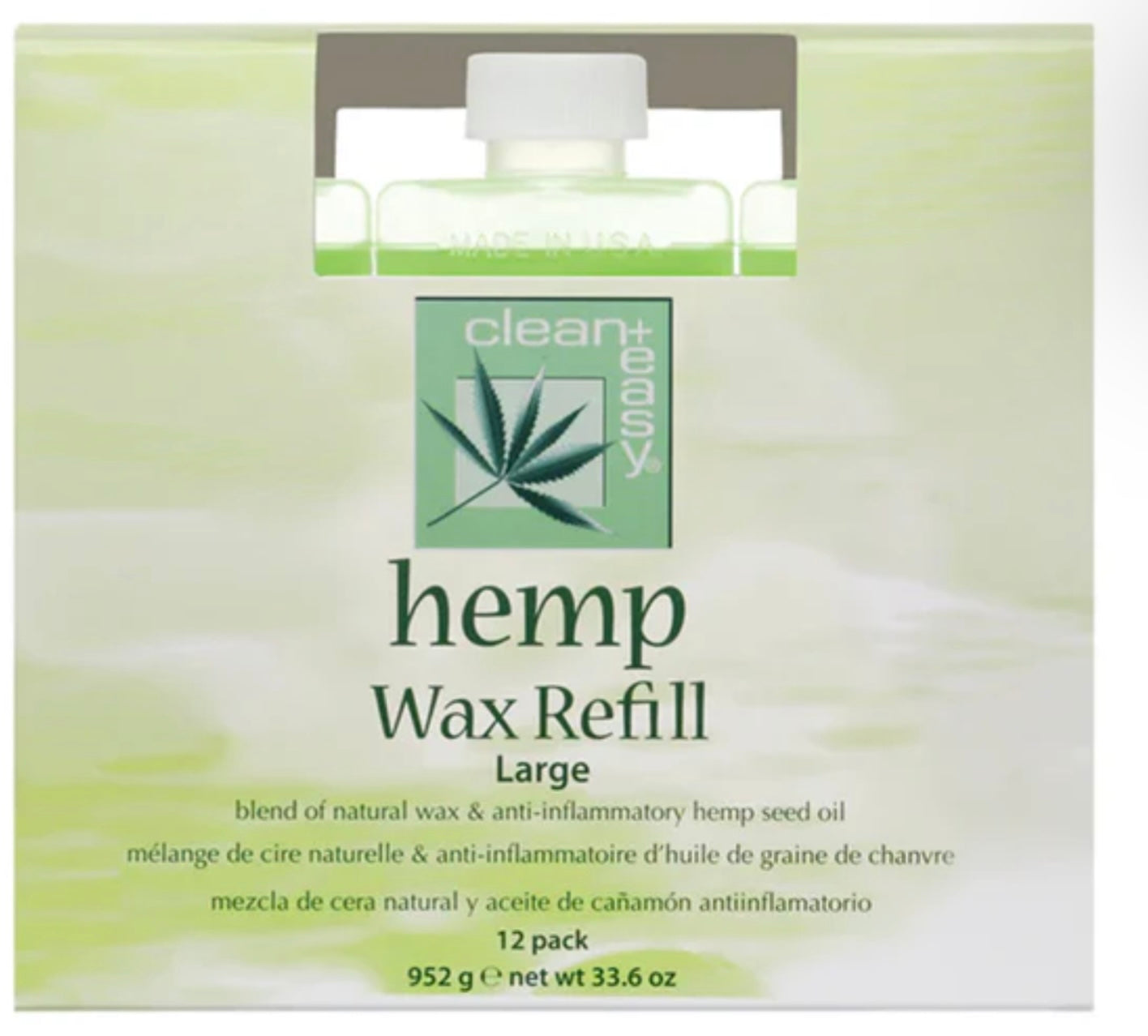 Clean & Easy Hemp Wax Refill 12 pack