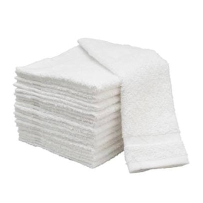 H.F.DISTRO Towel (White), Cotton, 16"x27", 12/Pack