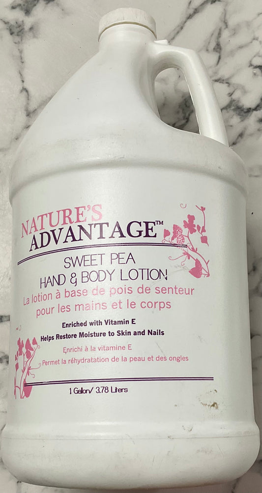 Nature's Advantage Hand & Body Lotion - Sweet Pea - 1gal