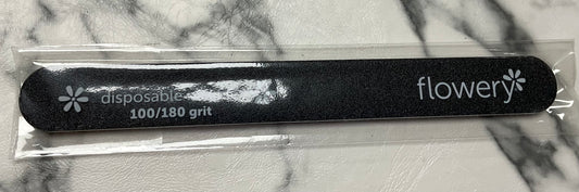 Flowery, Disposable nail file 100/180 grit (Black)big