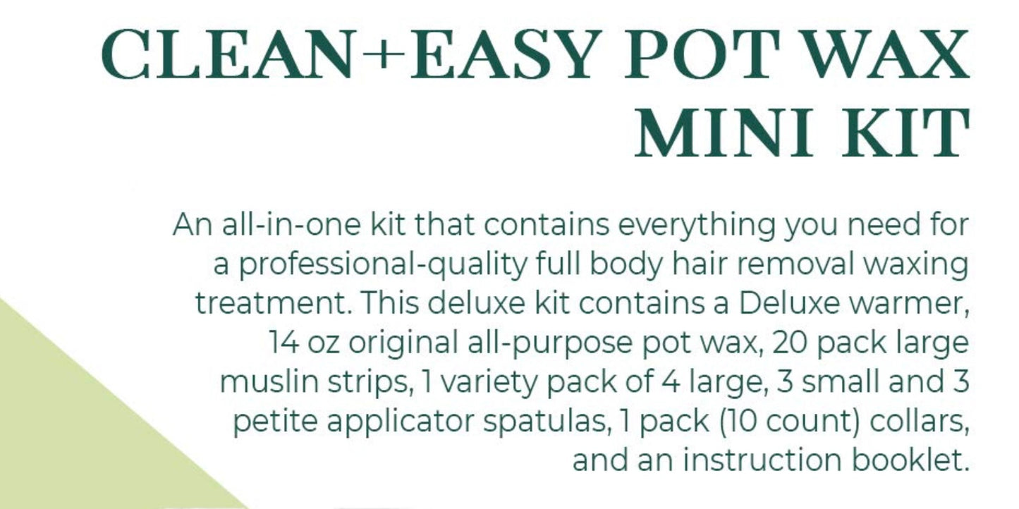 Clean + Easy Professional Pot Wax Mini Kit
