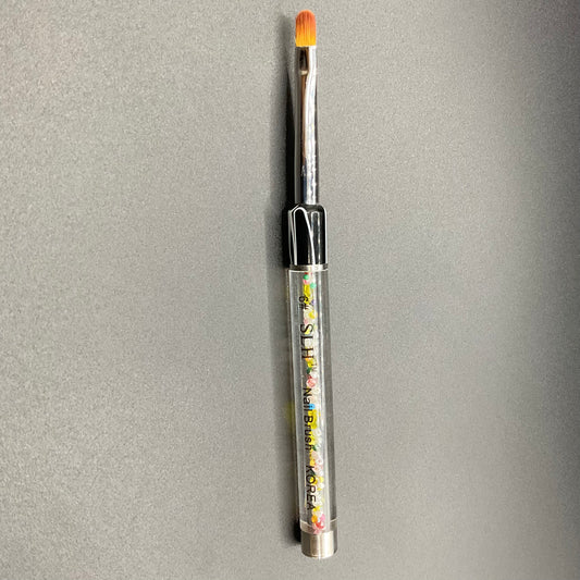 NAIL ART BRUSH (FLAT, POINTED)