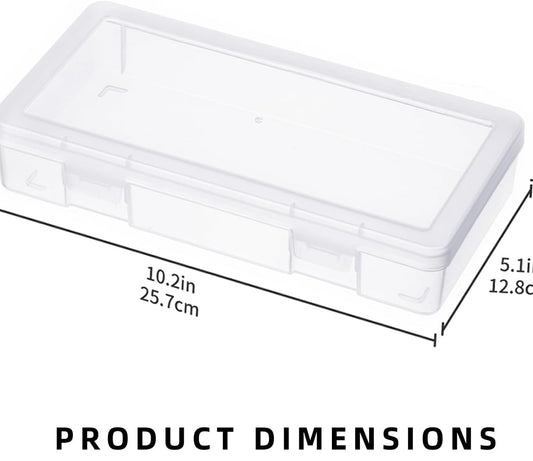 Medium Plastic Nail Craft Organizer, Clear Plastic Storage Containers