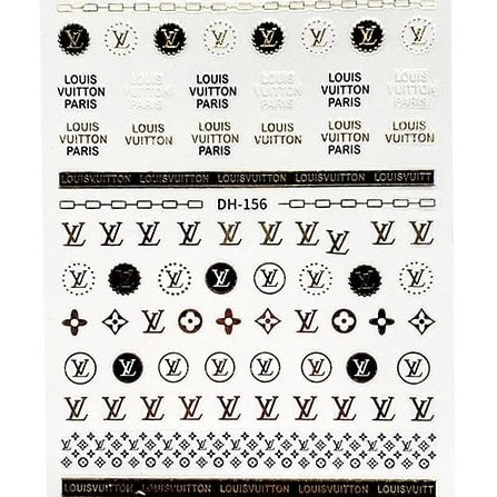 Louis Vuitton Nail Art Stickers (Z-D3236)