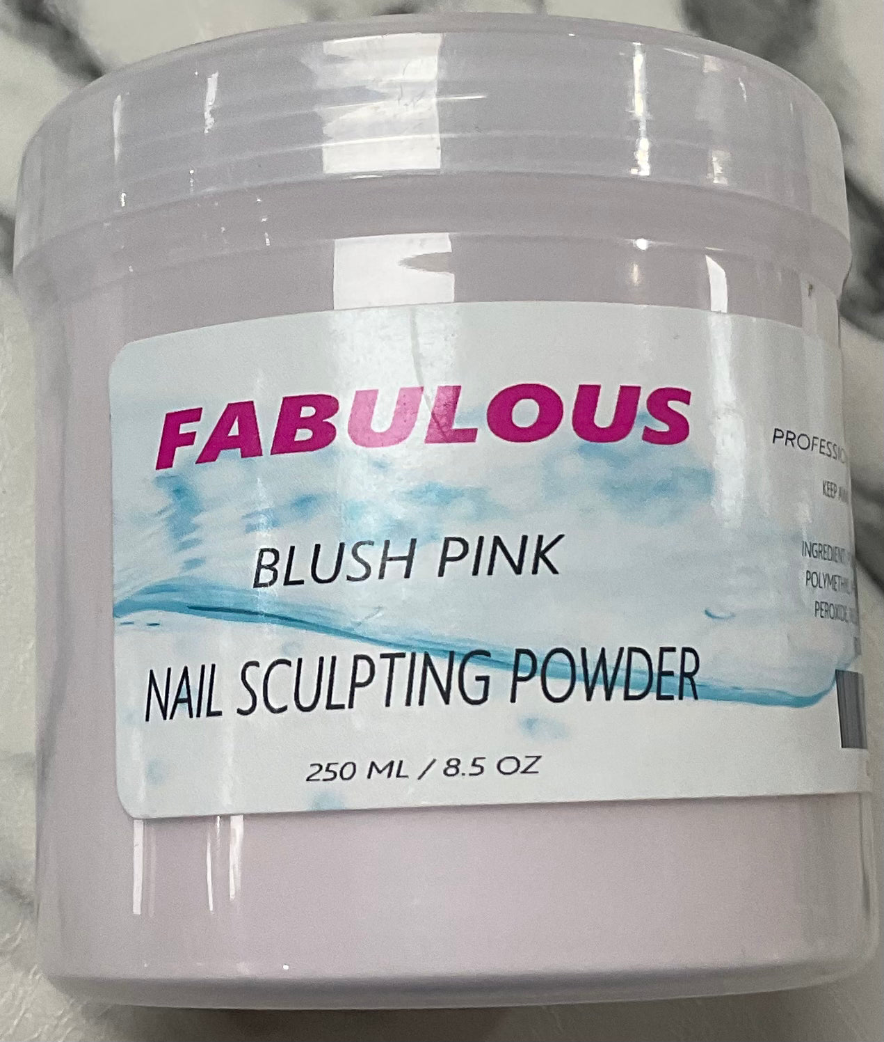 Blush Pink Acrylic Powder 8.5 oz