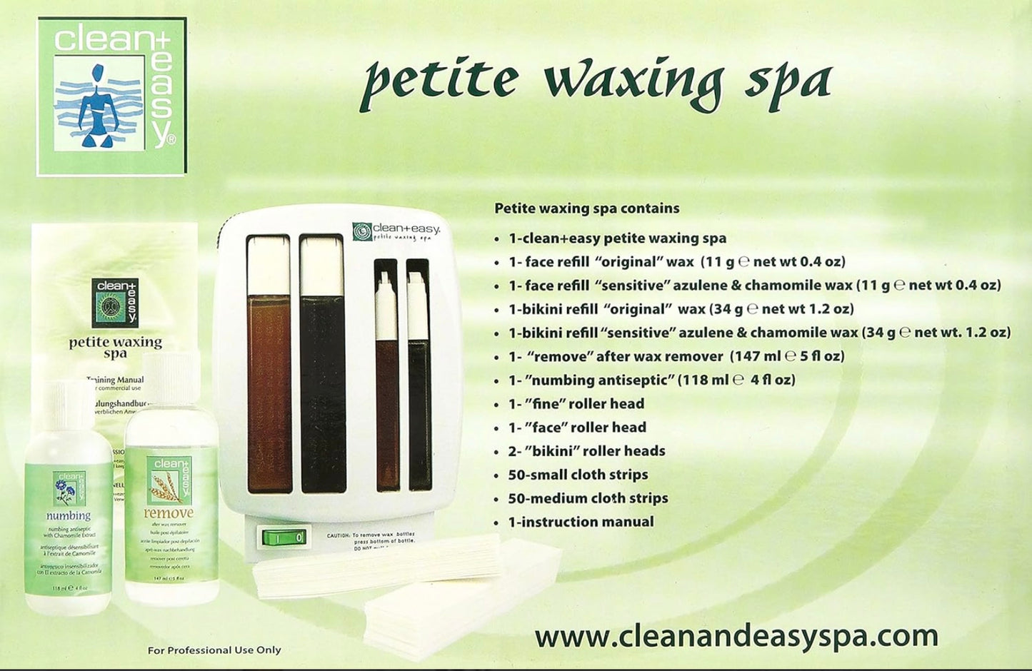 Clean + Easy Waxing Spa Petite Kit