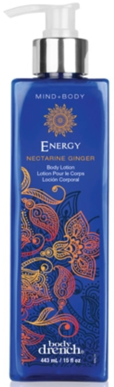 Body Drench Energy Nectarine Ginger Lotion