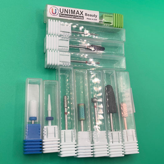 Nail drill bits in display case (1 pcs)