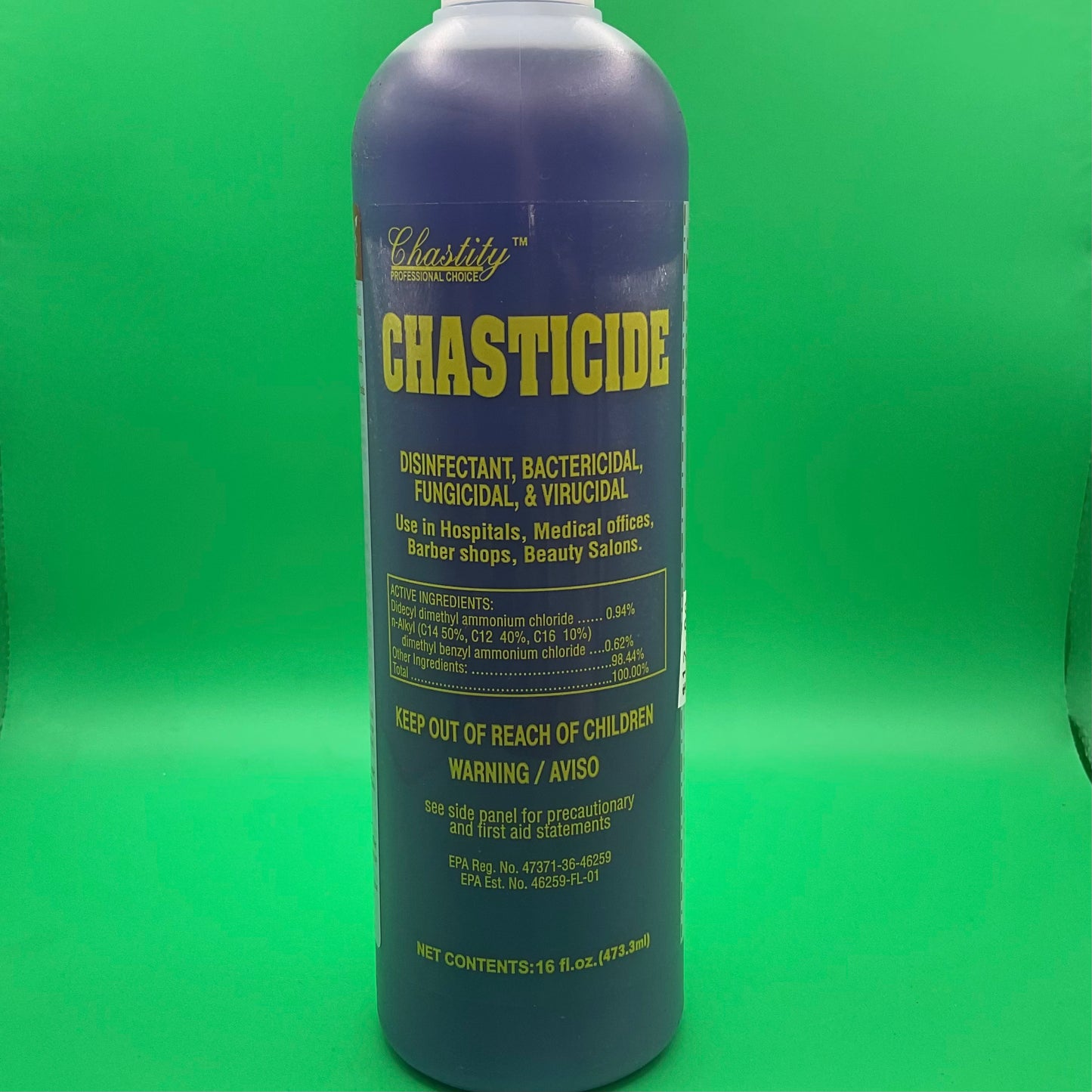 Chasticide DISINFECTANT, BACTERICIDAL FUNGICIDAL & VIRUCIDAL-(16oz)