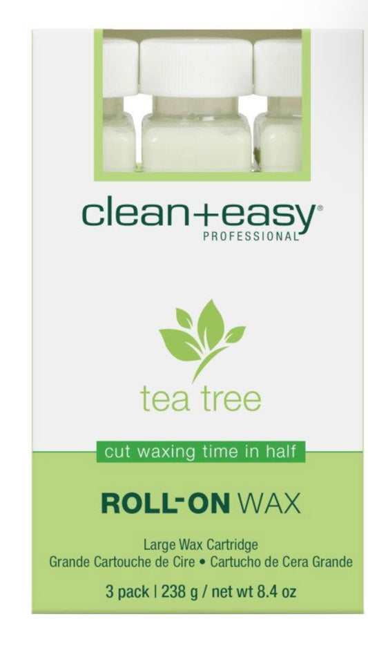 Clean+Easy Large Tea Tree Wax Refills Leg (3)