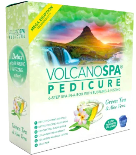VolcanoSpa-Green Tea and Aloe Vera - 6 Step with Liner