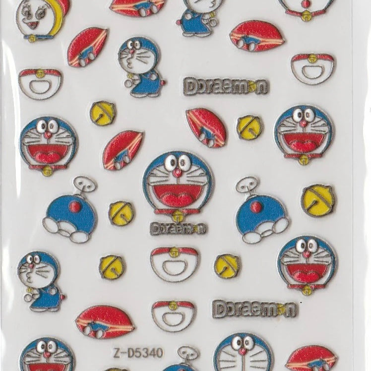5D Self-Adhesive Nail Art Stickers - Doremon (Z-D5340)