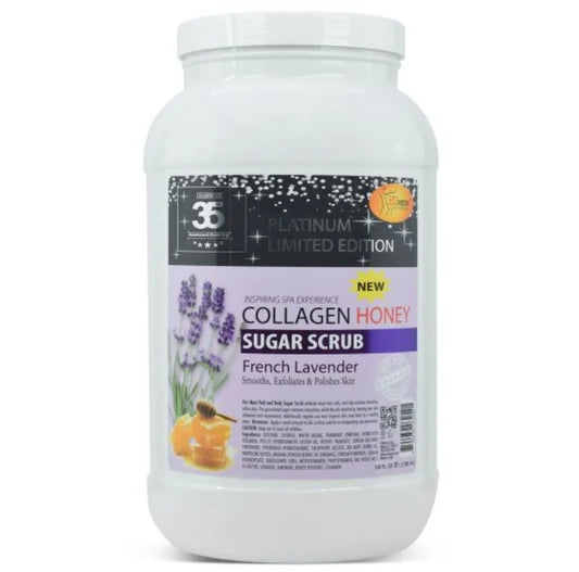 Spa Redi Collagen Honey Sugar Scrub (French Lavender) – Gallon