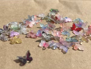 Tiny Miniature Micro Butterflies - 60 pcs