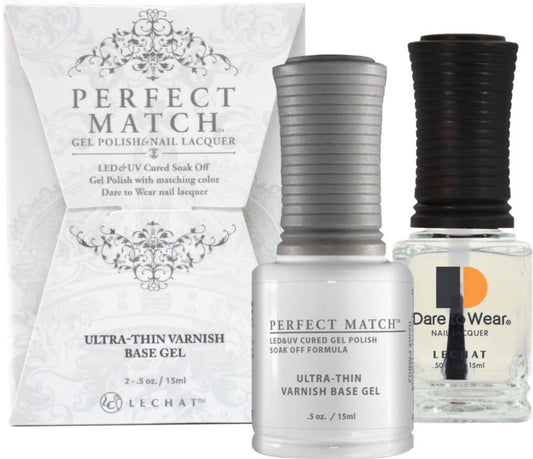 Ultra Thin Varnish Base Gel - Perfect Match Set
