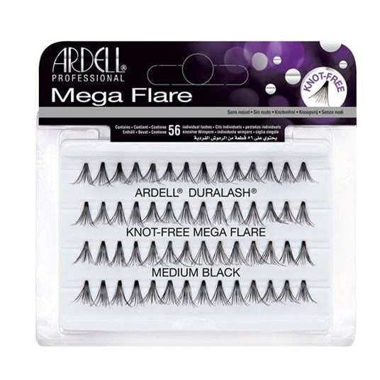 Ardell Individual Mega Flare Knot Free Black Long Lashes
