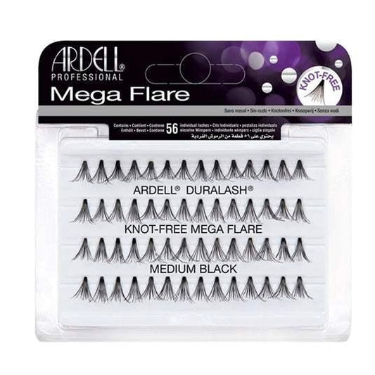 Ardell Individual Mega Flare Knot Free Black Long Lashes