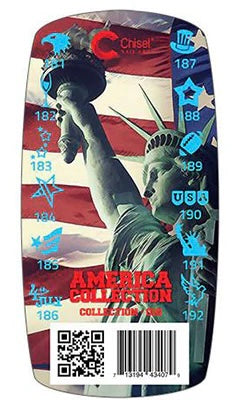 Chisel - 3D Stamping - America Collection 016