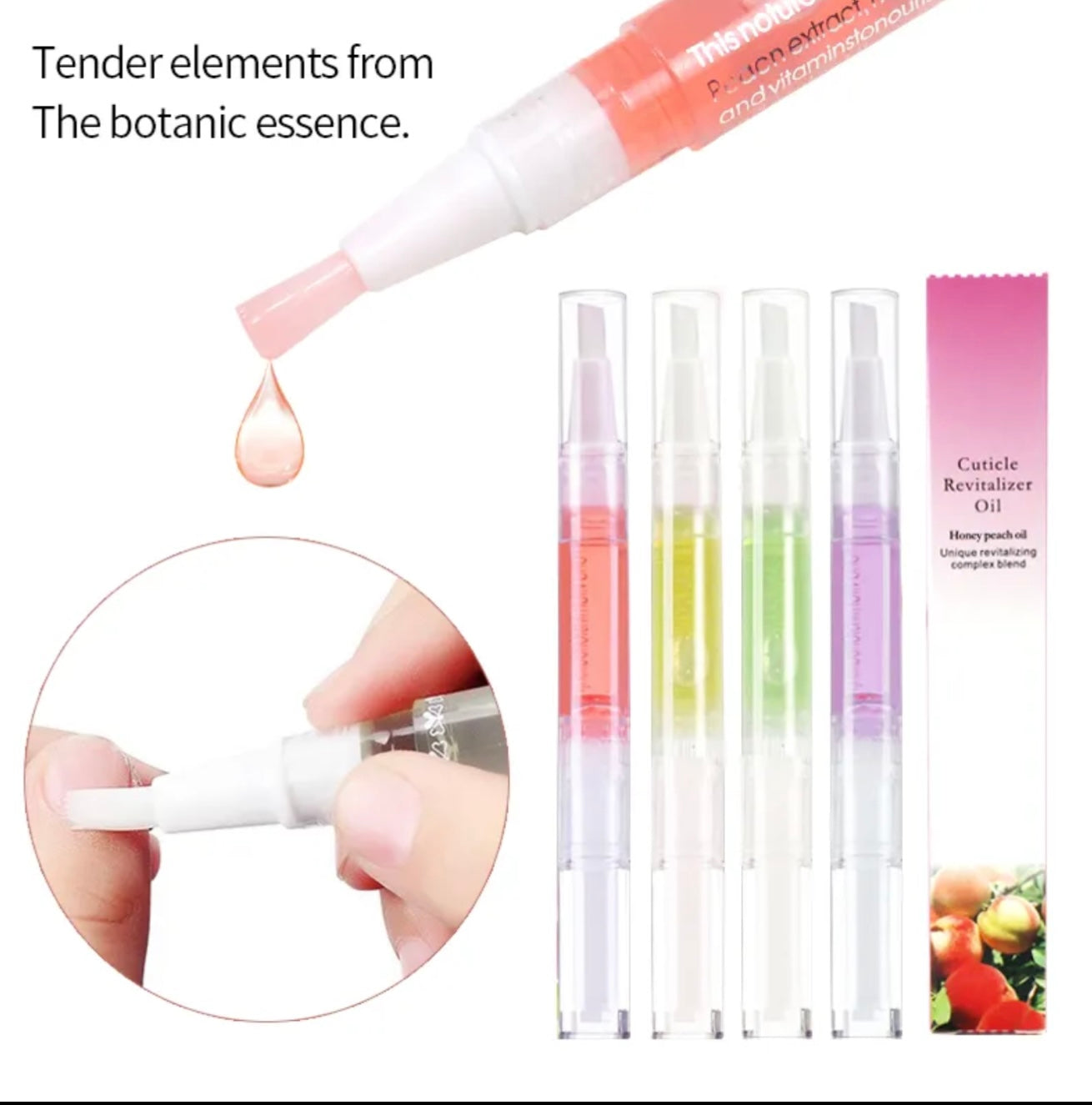 Nail Art Manicure Care Cuticle Oil Pen Soften Oil Moisturize (Lavender)