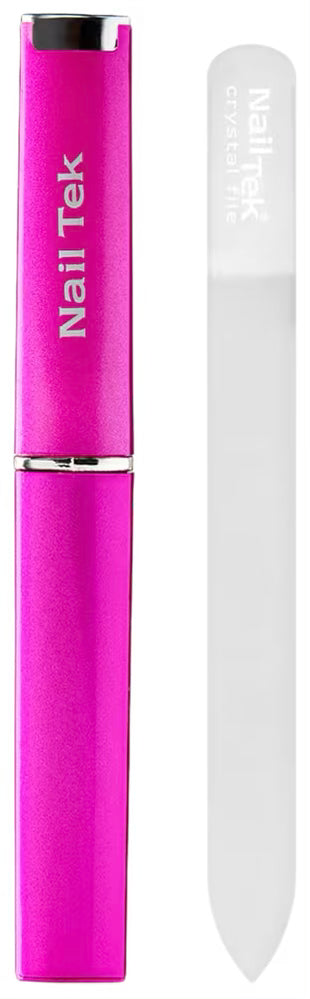Crystal Nail File w/Fuchsia Case