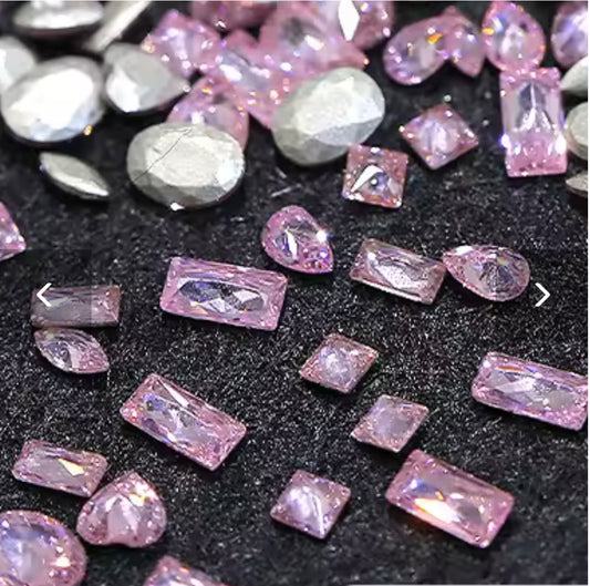 Top Sparkle Mini Sharp Tiny Diamond Nail Art Rhinestones Decorations Manicure