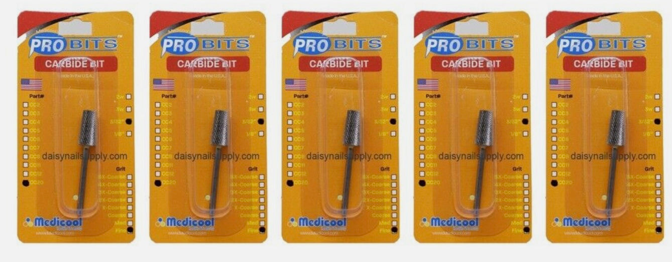 2w 1/8”- cc11 Med-Silver Carbide Safety Barrel for Nails