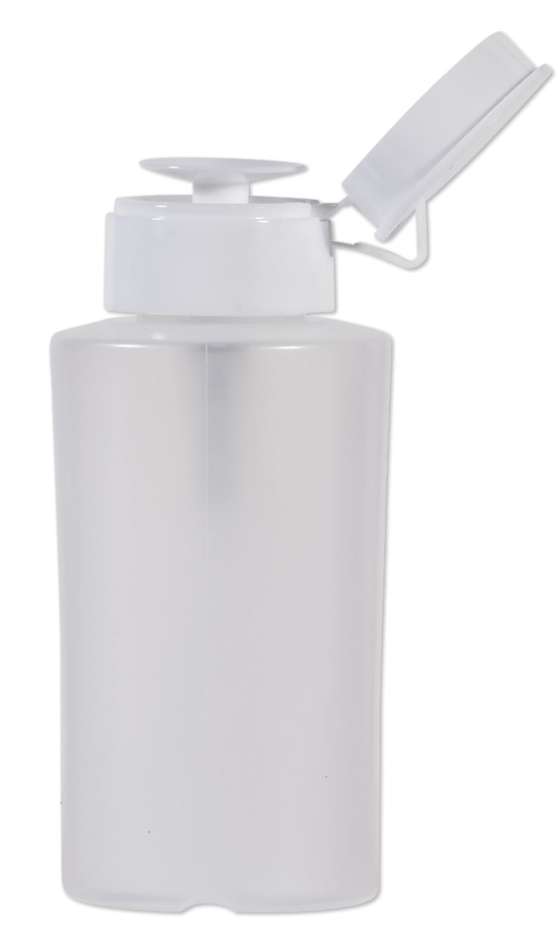 Clear Pump Dispenser Bottle, 8 oz.
