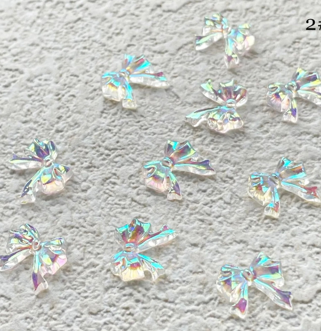 Bow’s UNICORN Color NAIL ART DIY NAIL RHINESTONES