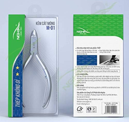 NGHIA Acrylic Nippers Stainless Steel - Nail Nippers - Collection M-01