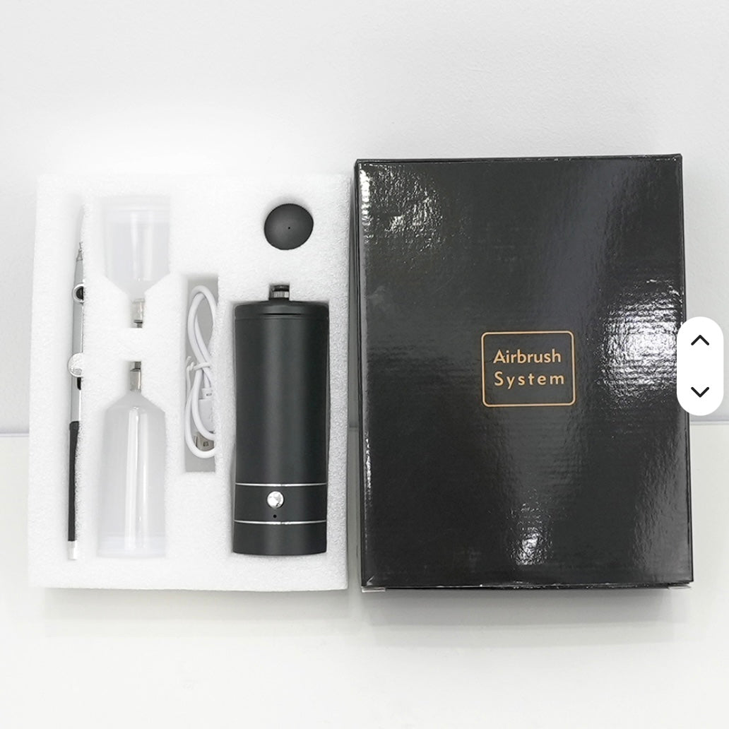Portable Oxygen Injector Machine Beauty Facial Equipment - (AirBrush)(color - Black)