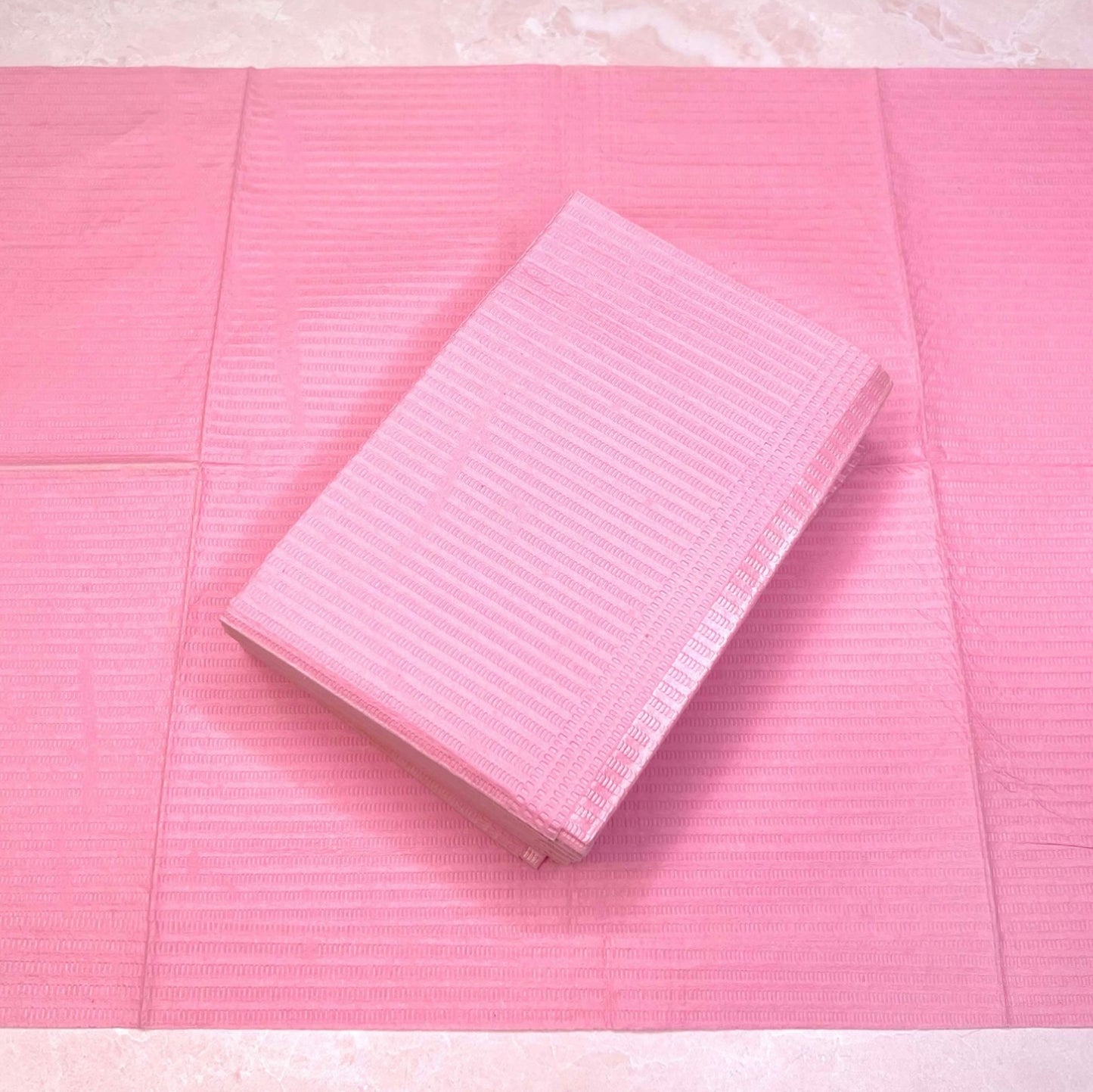 Disposable Nail Art Table Mats / 50Sheets / Pink