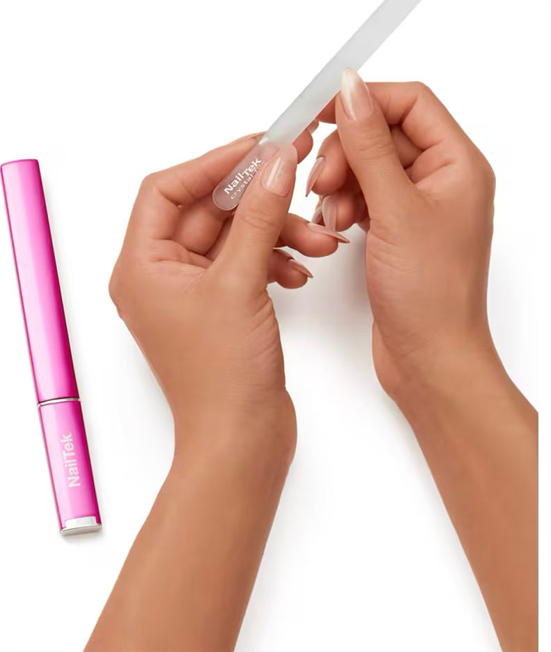 Crystal Nail File w/Fuchsia Case