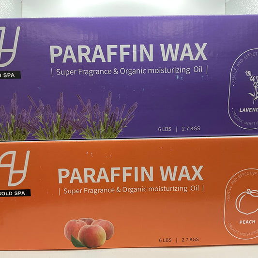 Box of Paraffin Wax - Lavender or Peach (6pcs)