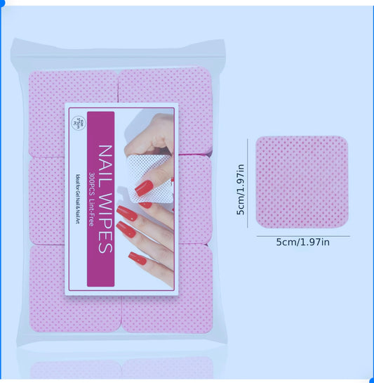 Nail Polish Remover Wipes Nail Cleaning Pads, Non Woven Nail Pads