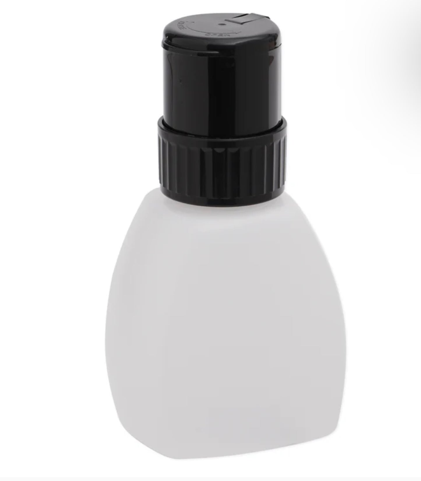 Plastic Dispenser Bottle - Lockable Cap - 8 oz
