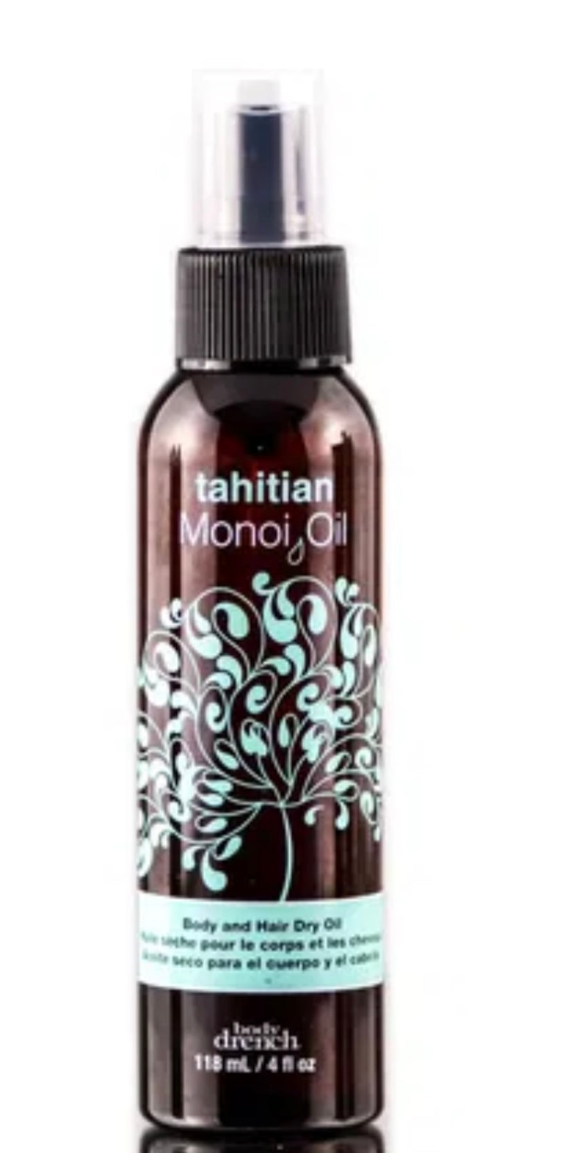 Body DrenchTahitian Monoi Oil Body and Hair Dry Oil 4fl oz