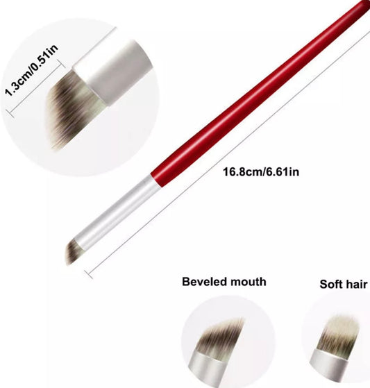 Nail Art Brush Pen Ombre Brush With Wooden Handle Nail Drawing Gradient Brush Uv Gel Design Builder Painting Pen