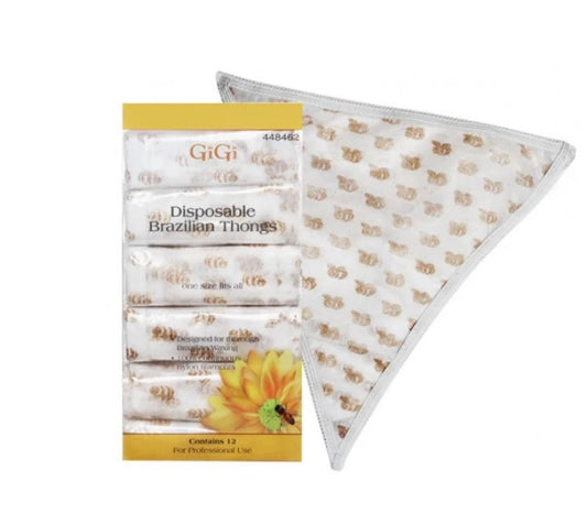 Gigi Disposable Brazilian Thongs 12 Pack