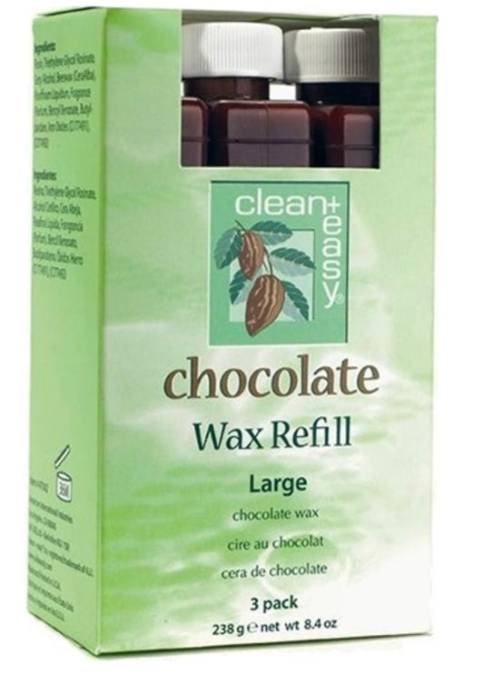 Clean+Easy Large Chocolate Wax Refill 3 Packs