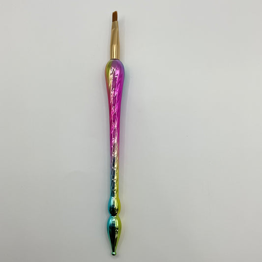 Rainbow  Nail Gel Brush